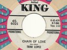 TRINI LOPEZ 1959-61 PROMO KING 45 / The Search Is Over - Chain of Love