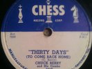 78 RPM R&B CHUCK BERRY: Thirty Days (To Come Back Home)/Together