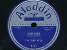 pc78-R&B vocal group -Aladdin 3131-The Five Keys