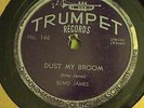 Elmo (Elmore) James DustMy Broom trumpet  doo-wop/blues  78 rpm