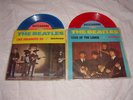 Rare Beatles 45 rpm singles - Clear plastic