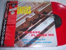 BEATLES PLEASE PLEASE ME**COLORED VINYL**RED LP JAPAN MONO W/OBI