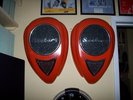 1 Pair Of Original Restored Seeburg Teardrop Speakers