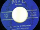 Sir Jablonski and The Unknowns CALYPSO DOO WOP 45 A Merry Christmas on M&L  HEAR