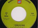JAN & DEAN 45 On Warner Bros. - I Know My Mind / Laurel And Hardy