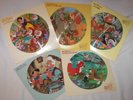 Disney Picture Disc (5) - Fox & Hound , Lady & Tramp , Snow White Bambi Pinnoc