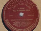 BILLIE HOLIDAY - I'll Be Seeing You / I'll Get By 78 rpm disc