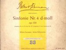 lp16063 schumann no4 furtwangler vinyl vg+/ex- surface noise/ticks cover vg tear