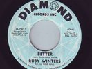 NORTHERN SOUL 45-RUBY WINTERS-BETTER-I WANT ACTION-US DIAMOND-LISTEN