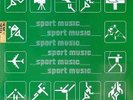 Garnegy & Maties SPORT MUSIC II Lp Cosmic Library - 1983