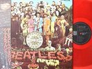BEATLES SGT PEPPERS LONELY HEARTS CLUB BAND JAPAN MONO RED WAX LP OBI +MINT+
