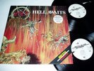 UK METAL BLADE- SLAYER- HELL AWAITS- DIRECT METAL MASTERED DOUBLE  LP + poster