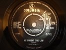 SHE TRINITY 'HE FOUGHT THE LAW'  ORIGINAL UK 45 '1966 MOD