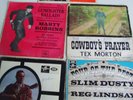 MARTY ROBBINS-REG LINDSAY-TEX MORTON-SLIM DUSTY-CHAD MORGAN--5X 7 INCH 45'S