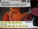 Bernstein Ravel Shostakovich Concertos Ed1 Philips Plum & Silver Hifi Stereo NM
