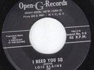 45-DOO-WOP-LOIS BLAINE/4 SOUNDS on OPEN-G-RECORDS-I NEED YOU SO/HERE AM I-NM-