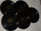 5 one sided Victor / Monarch 78 records Cal Stewart Dan Quinn Collins Harlan