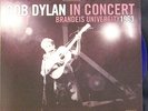 BOB DYLAN IN CONCERT BRANDEIS UNIVERSITY LP COLOR VINYL