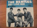 THE BEATLES AND I LOVE HER 45 IF I FELL WITH PIC SLEEVE CAPITOL 5235