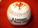 LEAGUE of THEIR OWN Peaches MADONNA Davis Hanks PROMOTIONAL SIGNED baseball NR