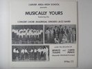 CARVER AREA HIGH SCHOOL Musically Yours '79 LP on Mark Custom Funk NM