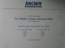 J.S.BACH Suiten für Violoncello Nr. 3,4 ,ENRICO MAINARDI, Archiv APM 14044