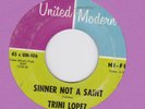 45 RPM Trini Lopez UNITED MODERN Sinner Not A Saint SOUL