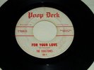 Pop and The Fideltones 45 rpm Record For Your Love Doo Wop Houston Texas