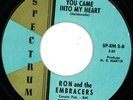 Ron And The Embracers : RARE Northern Soul 45 on Spectrum