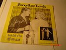 JERRY LEE LEWIS,PICTURE SLEEVE  ONLY ,NO 45 V+++,FAINT DISCOLOR/ROCKABILLY