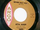 Soul 45 Etta James Seven Day Fool Vg++