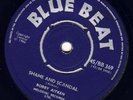 BOBBY AITKEN-SHAME & SCANDAL ORIG UK BLUE BEAT SKA 45 EX LISTEN