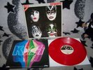 KISS RARE LP DYNASTY D ORIGINAL RED VINYL HEAVY CARDOIS POSTER MINT--