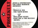 12'':Jones & Stephenson,The First Rebirth (Original + Remixes) (Prolekult)