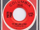 N.SOUL 45 - PATTI PAGE - COLUMBIA RECORDS