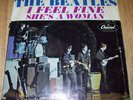 RARE Beatles I Feel Fine 45 PICTURE SLEEVE Shes a Woman