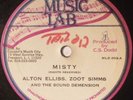 45 VINYL DUBPLATE : ALTON ELLIS & ZOOT SIMMS Misty MUSIC LAB RECORDS REGGAE
