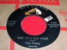 ELVIS PRESLEY Baby Let's Play House 45 1st Press RCA Rockabilly Beauty