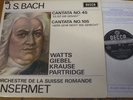 SXL 6266 Bach Cantatas 45 & 105 / Ansermet etc. W/B
