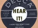 Rockabilly: RED SOVINE-I Hope You Don't Care DECCA-KILLER HILLBILLY BOPPER