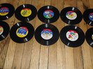 Set 10 Little John Records 78s black vinyl nice labels Christmas music 5 inches