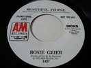 ROSIE GRIER Beautiful People A&M MODERN SOUL PROMO 45 VG++ CLEAN
