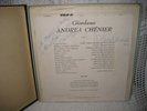 ANDREA CHENIER Blueback (1958) EXTRA RARE AUTOGRAPHED book BASTIANINI & TEBALDI