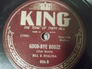 BILL AND EVALINA / GOOD-BYE BOOZE / FANTASTIC COUNTRY 78 / KING RECORDS