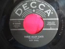 DECCA 30060 ROY HALL THREE ALLEY CATS/DIGGIN' THE BOOGIE 2 SIDED ROCKABILLY