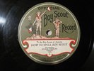 Official Boy Scourt Record 78RPM W/Jackie Coogan , I want to be a boyscout rare