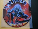 IRON MAIDEN  Picture Disc LP ..A  REAL  LIVE  ONE - UK Promo 2001