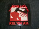 METALLICA MEGAFORCE RECORDS ' KILL EM ALL ' ORIGINAL 1983 1st ISSUE VINYL LP