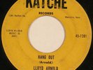 LLOYD ARNOLD wild rockabilly 45 “Hang Out” KATCHE rare original HEAR