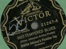 Charlie Johnson's Paradise Ten, Hot Tempered Blues, Victor 21247, 78 rpm